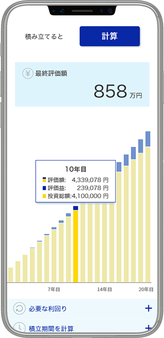 積立シミュレーション